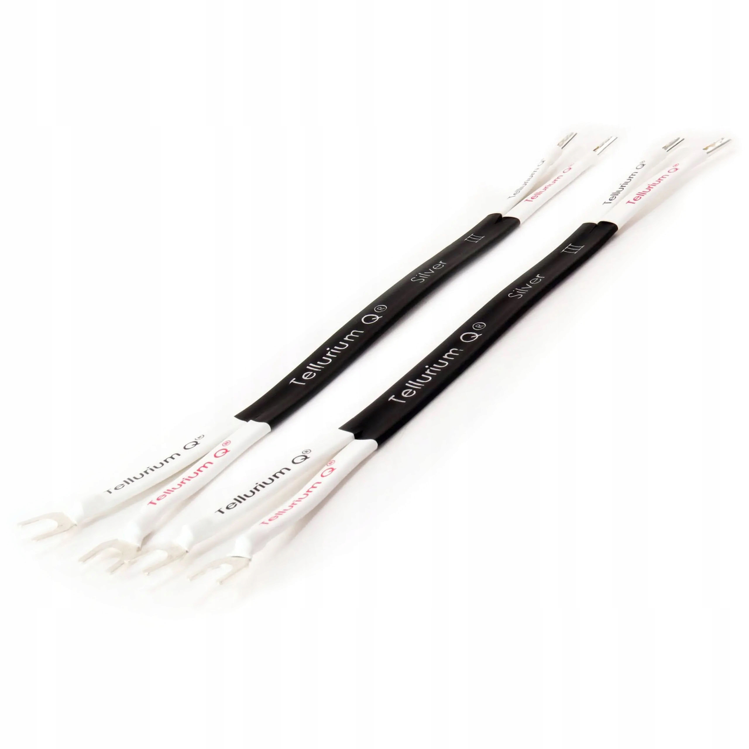 Tellurium Q Silver III Jumpers Links Zworki Do Kolumn Komplet 2 x 30cm