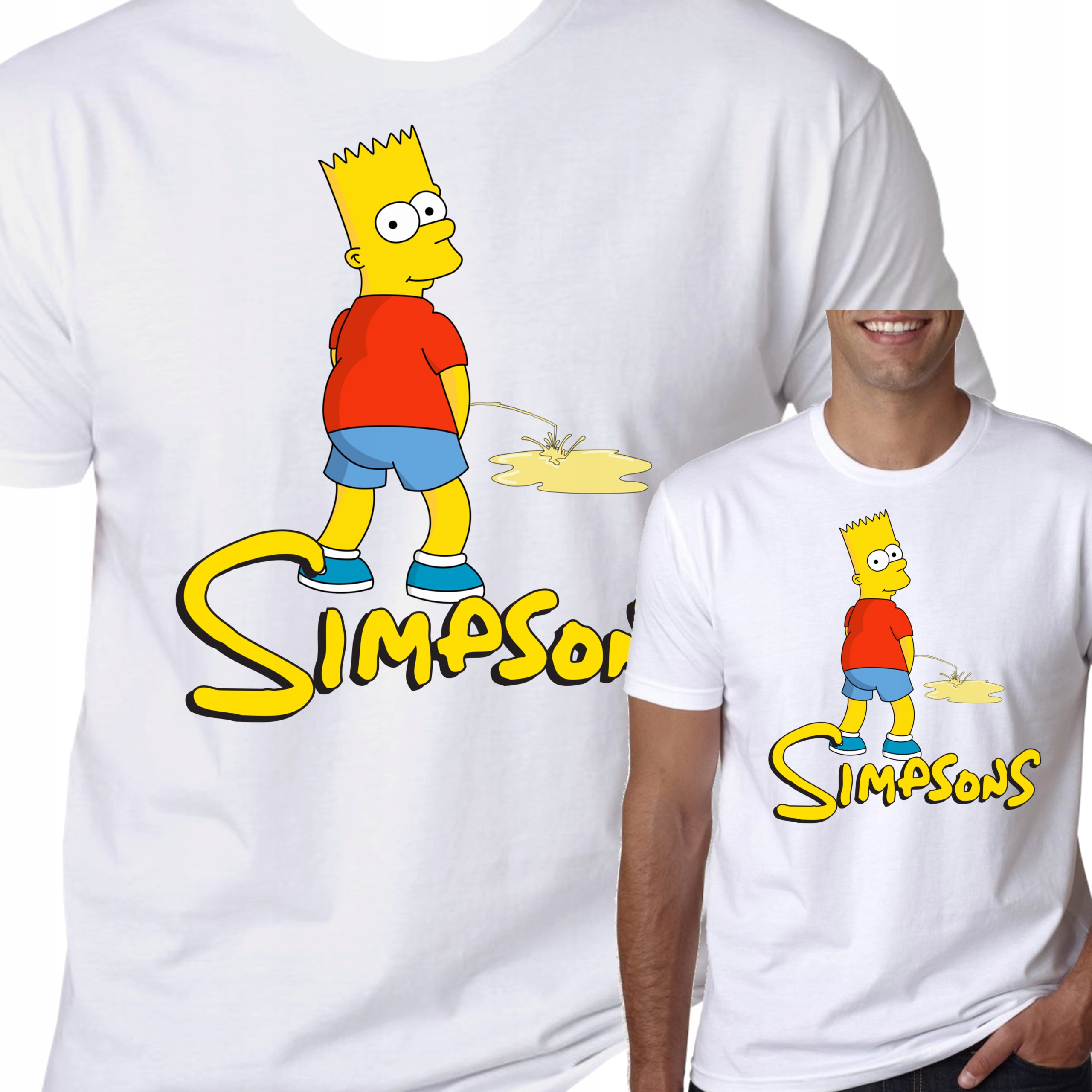 

T-Shirt Koszulka Simpsons Bart Prezent L 0581