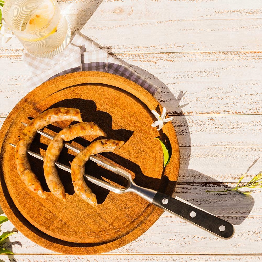 Widelec KUCHENNY duży stalowy do mięsa grilla Informacje dodatkowe możliwość mycia w zmywarce