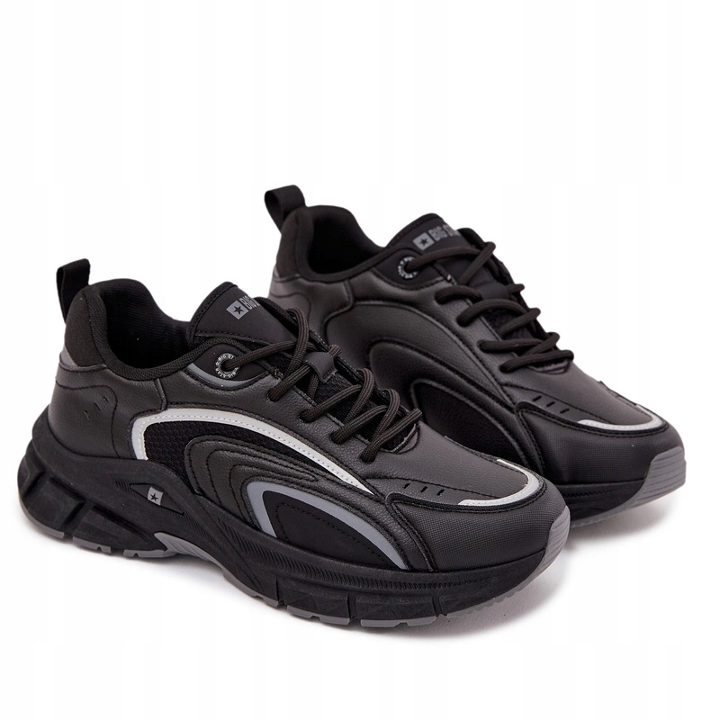 Pánské Sportovní Tenisky Big Star SS174285 Černé 41