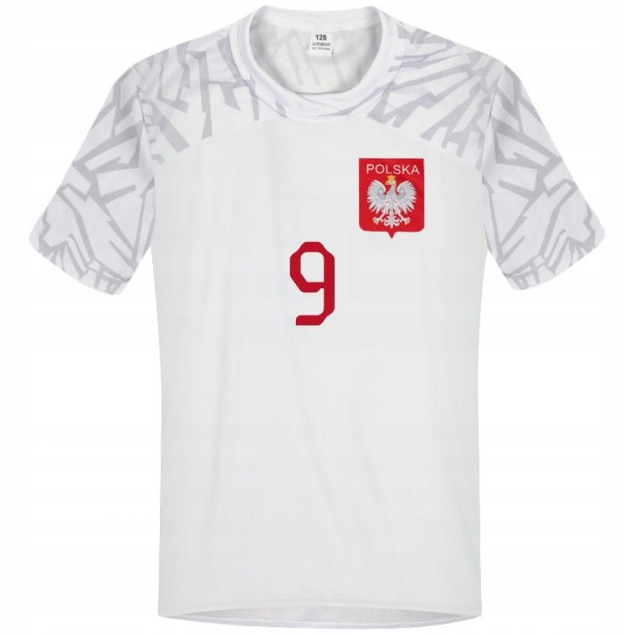 LEWANDOWSKI 9 Strój Piłkarski Komplet POLSKA 146 Marka Inna marka