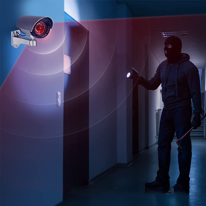 KAMERA ATRAPA IR LED KAMERY ZEWNĘTRZNA NOCNA DZIEŃ Stan opakowania oryginalne