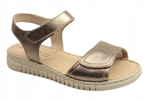 Dámské Caprice Taupe Metallic Leather 9-28103-44 341 36 Pohodlné