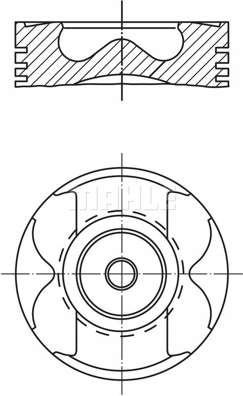 Tłoki MAHLE 021 PI 00129 000