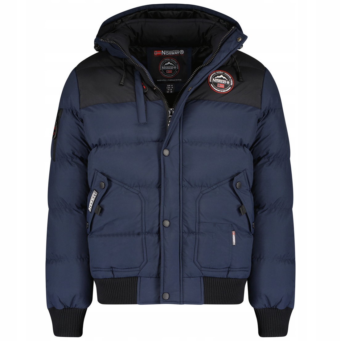 Geographical Norway bunda pánská Volva Men zimní, s kapucí, velikost 4XL
