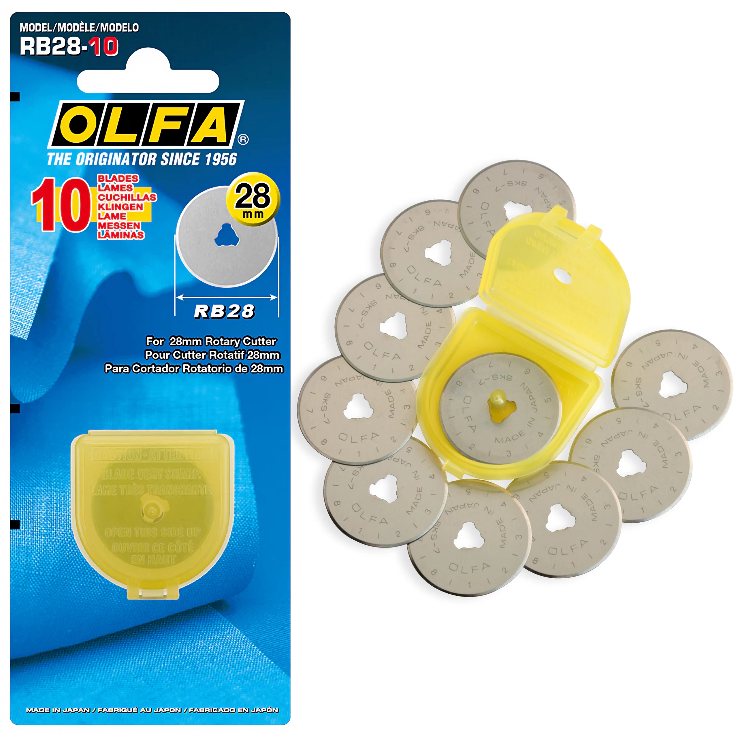 Ostrza krążkowe 28mm 10 szt. Olfa RB28-10
