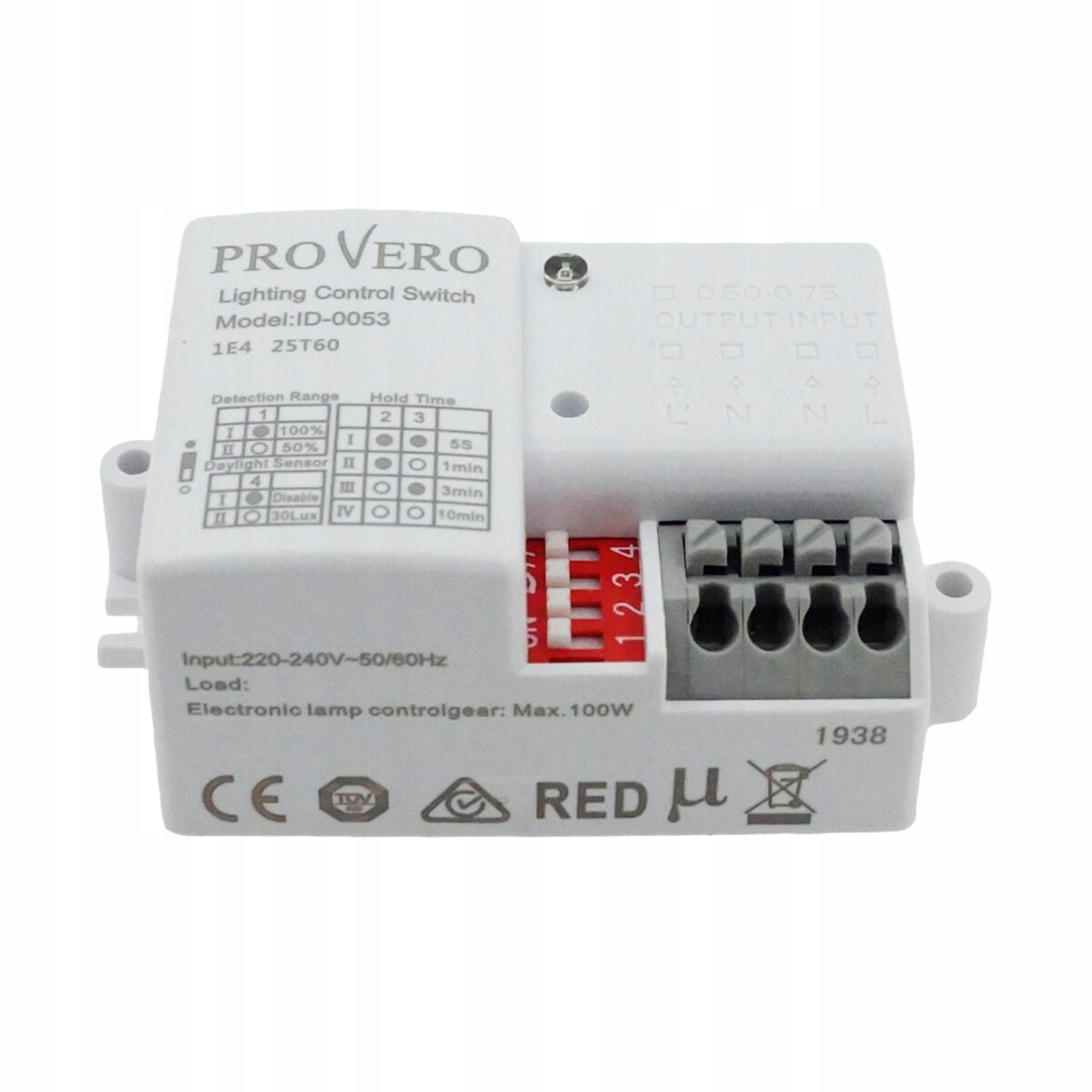 

Mikrofalowy Sensor Czujnik Ruchu ID-0053 230V