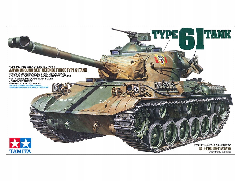 Jgsdf Type 61 Tank 1:35 Tamiya 35163