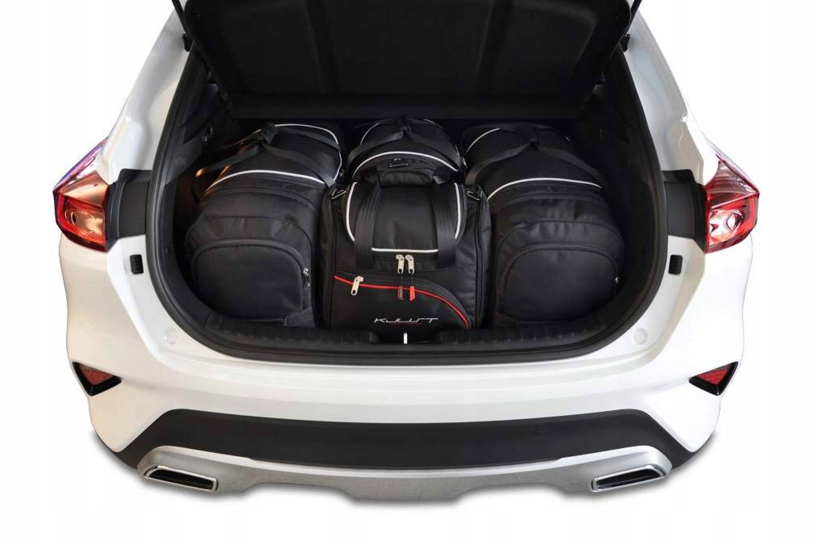J&j Automotive Sada 4ks cestovných tašiek Sport pre Kia Xceed 2019+