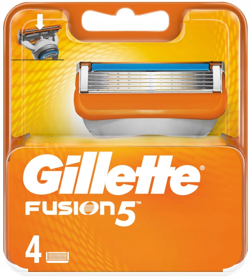 Gillette Fusion5 Holicí Hlavice Pro Muže 4 Ks