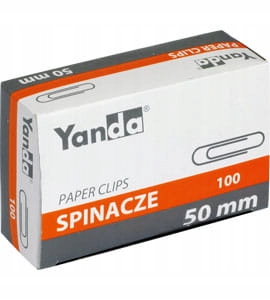 

Spinacze biurowe pilkowe okrągłe 50mm 100 sztuk