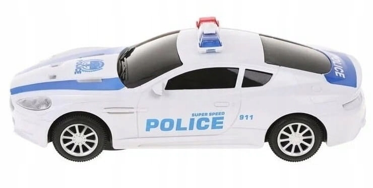 AUTO JEŻDŻĄCE POLICJA RADIOWÓZ ŚWIATŁO DŹWIĘKI Marka inna