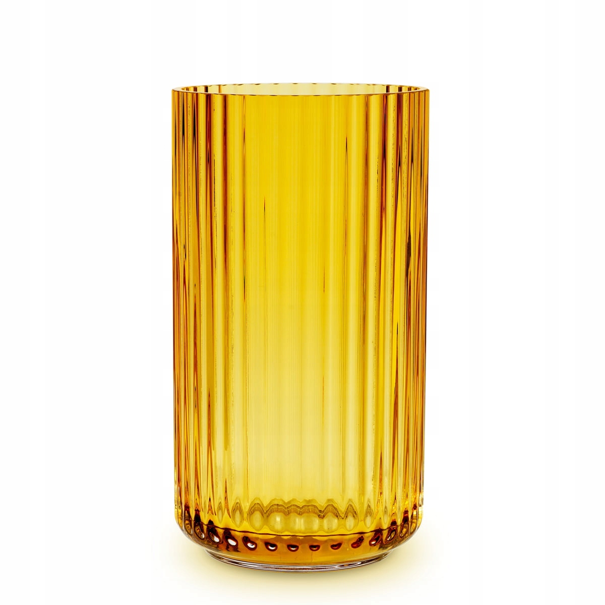 Lyngby Porcelain Lyngby Sklenená Váza na kvety 38 cm Žltá Amber
