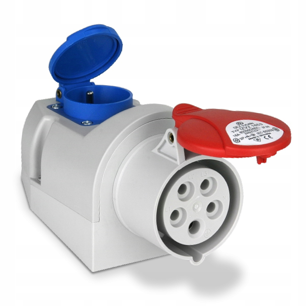 Sada pevná silová zásuvka 16A 5p zásuvka 16A 250V IP44 IZVZ1653