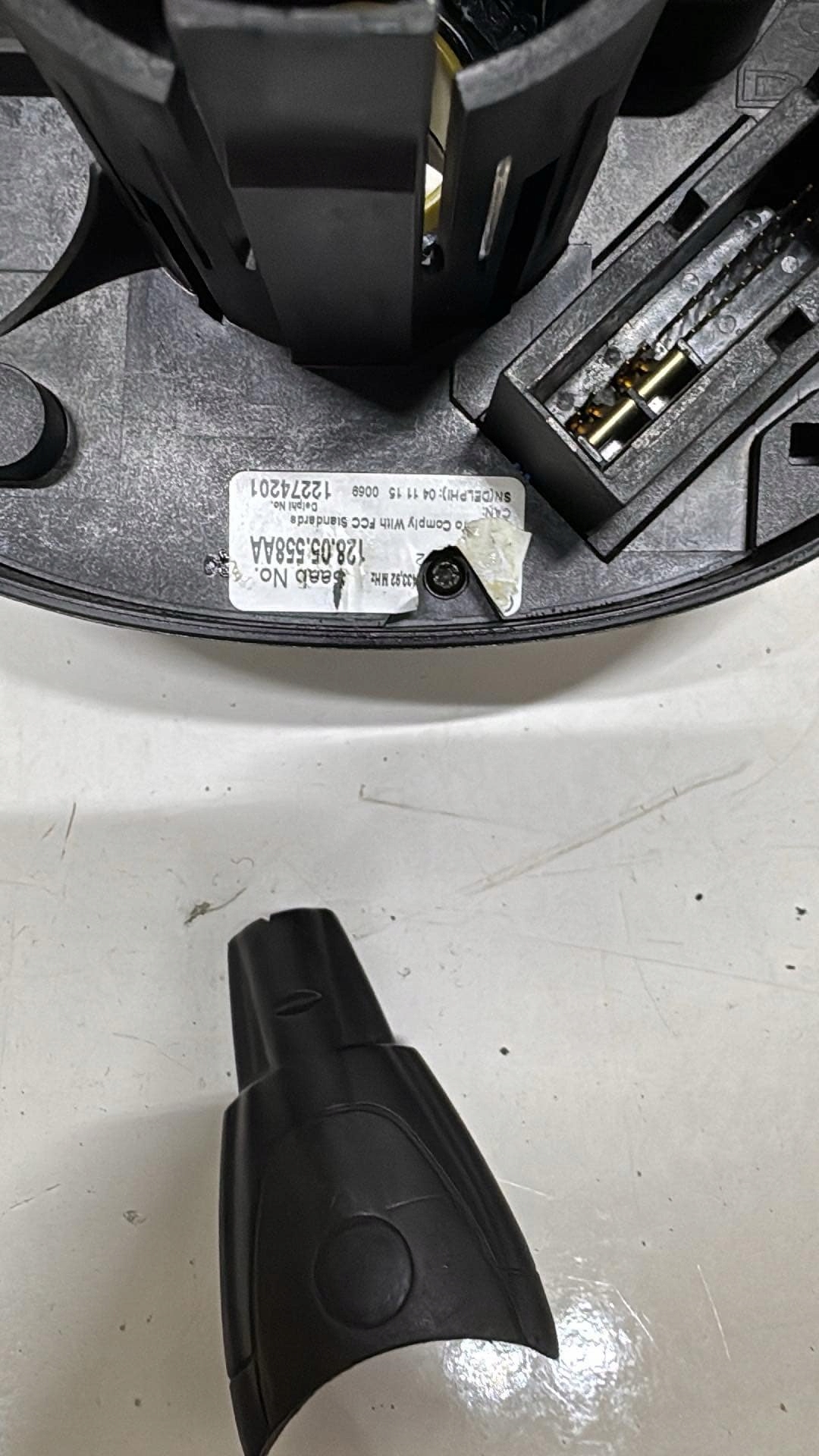 steering wheel levers and controls CIM saab 9-3 II + key 12805558 2005 esp