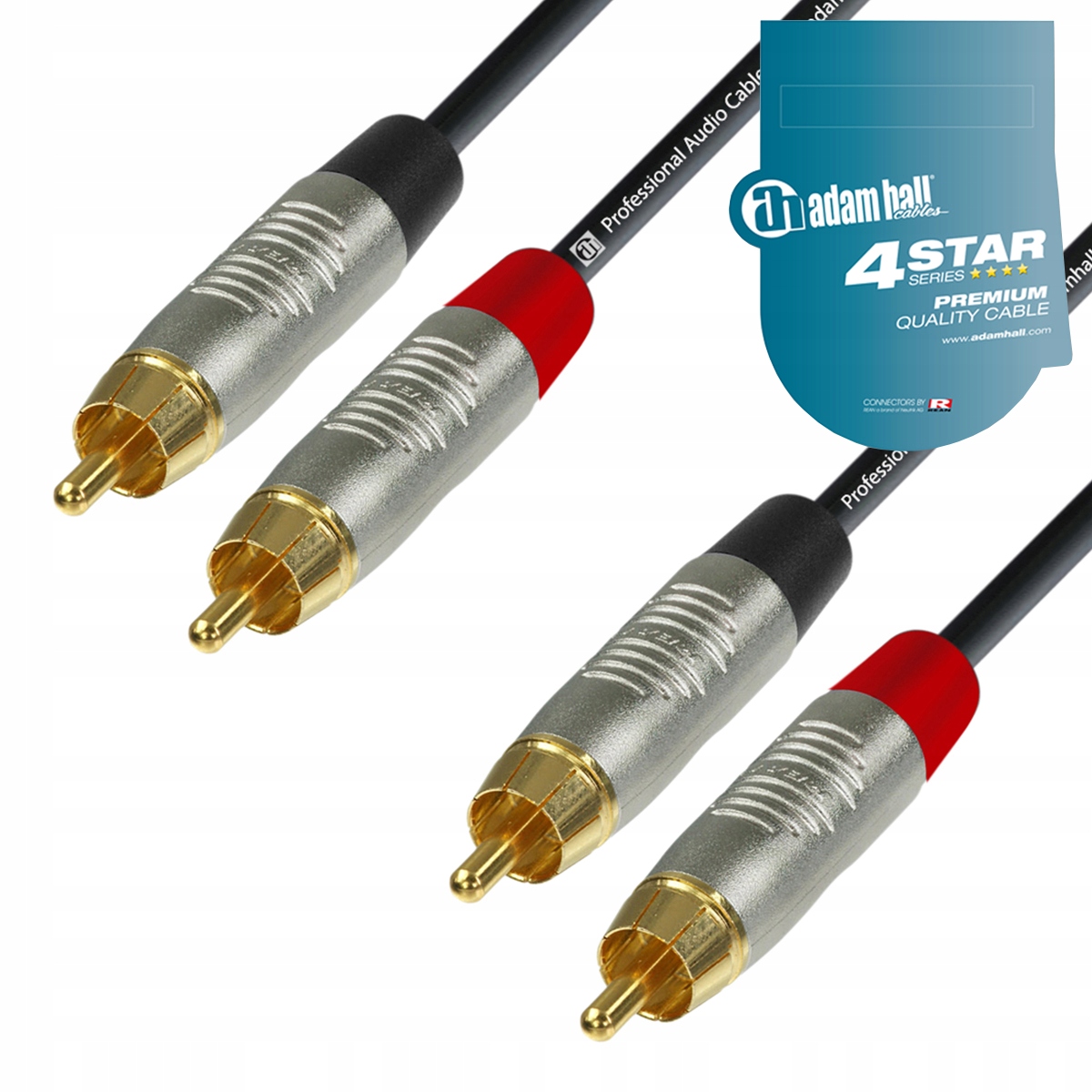 Adam Hall K4TCC Audio Kabel 2x Rca 2x Rca 6 m