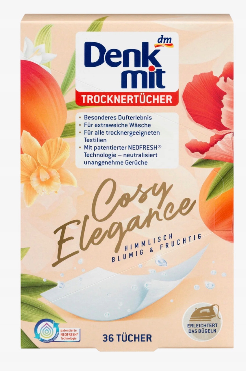 

Denkmit Zapachowe chusteczki do suszarki 36 szt.