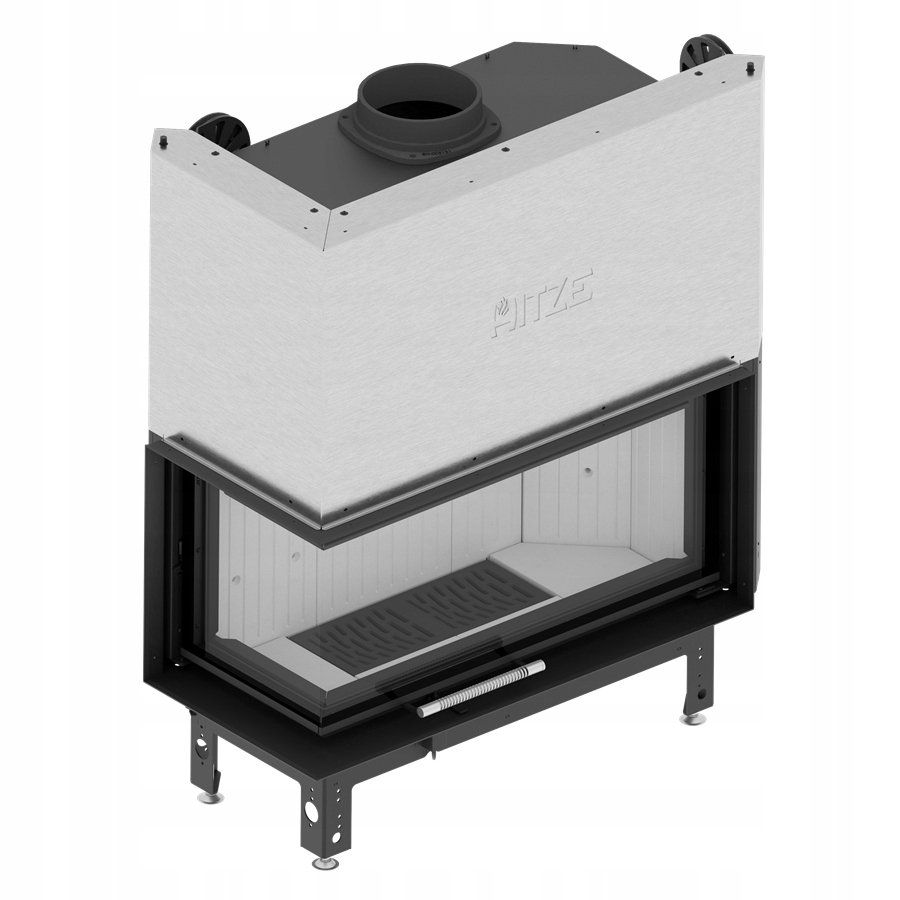 Krbová vložka s gilotinou Kominek Albero 90x41.LG.H levá, moderní