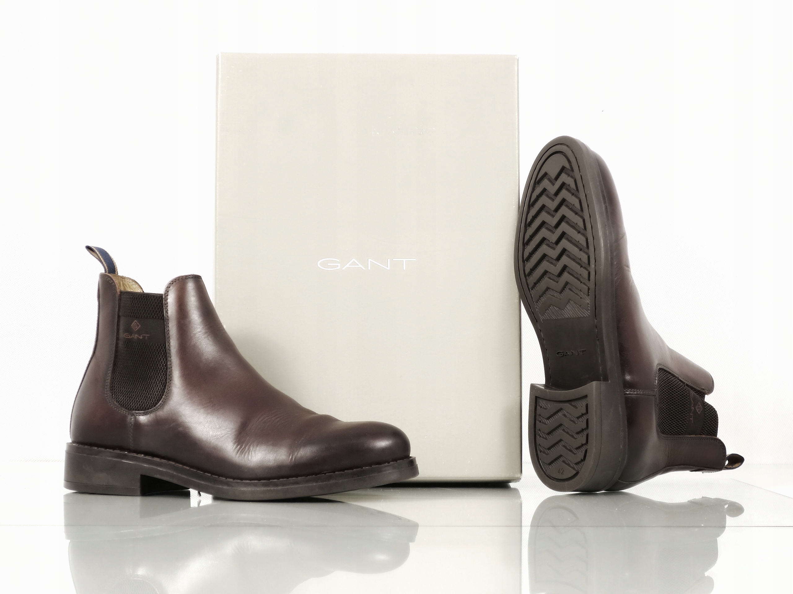 Obuwie Buty biznesowe Loafersy Gant Pantofel br\u0105zowy W stylu biznesowym 