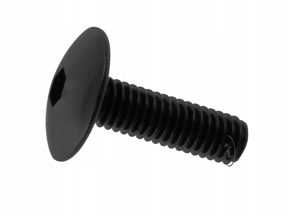 ŚRUBA OWIEWKI ALUMINIOWA śrubki owiewek M6 CZARNE