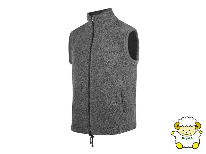 

Krysta - Bezrękawnik, kamizelka wełniana oversize