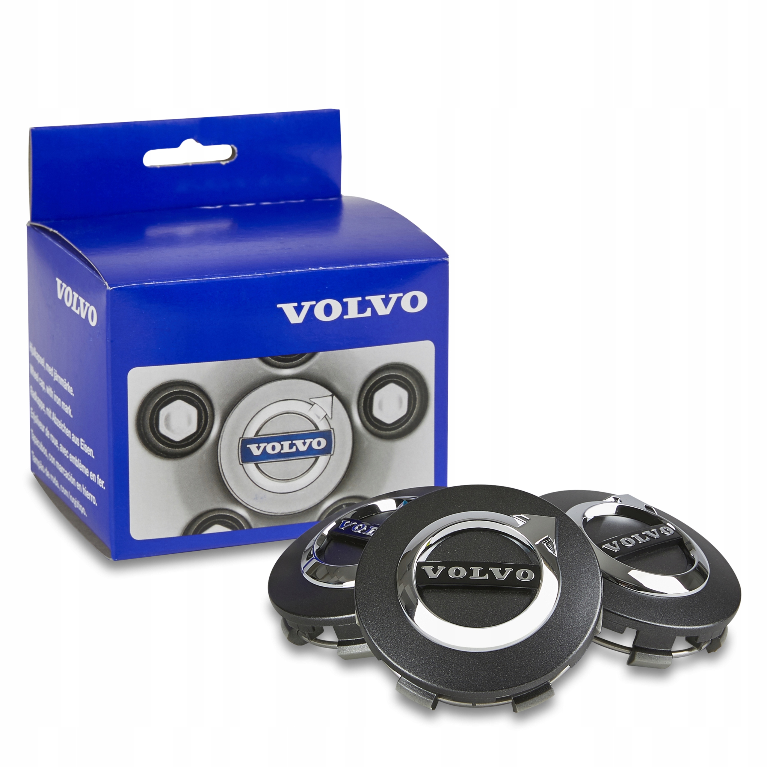 4x Nový originálny kryt krytu Krytka Kapsel Volvo 64 mm 31414935