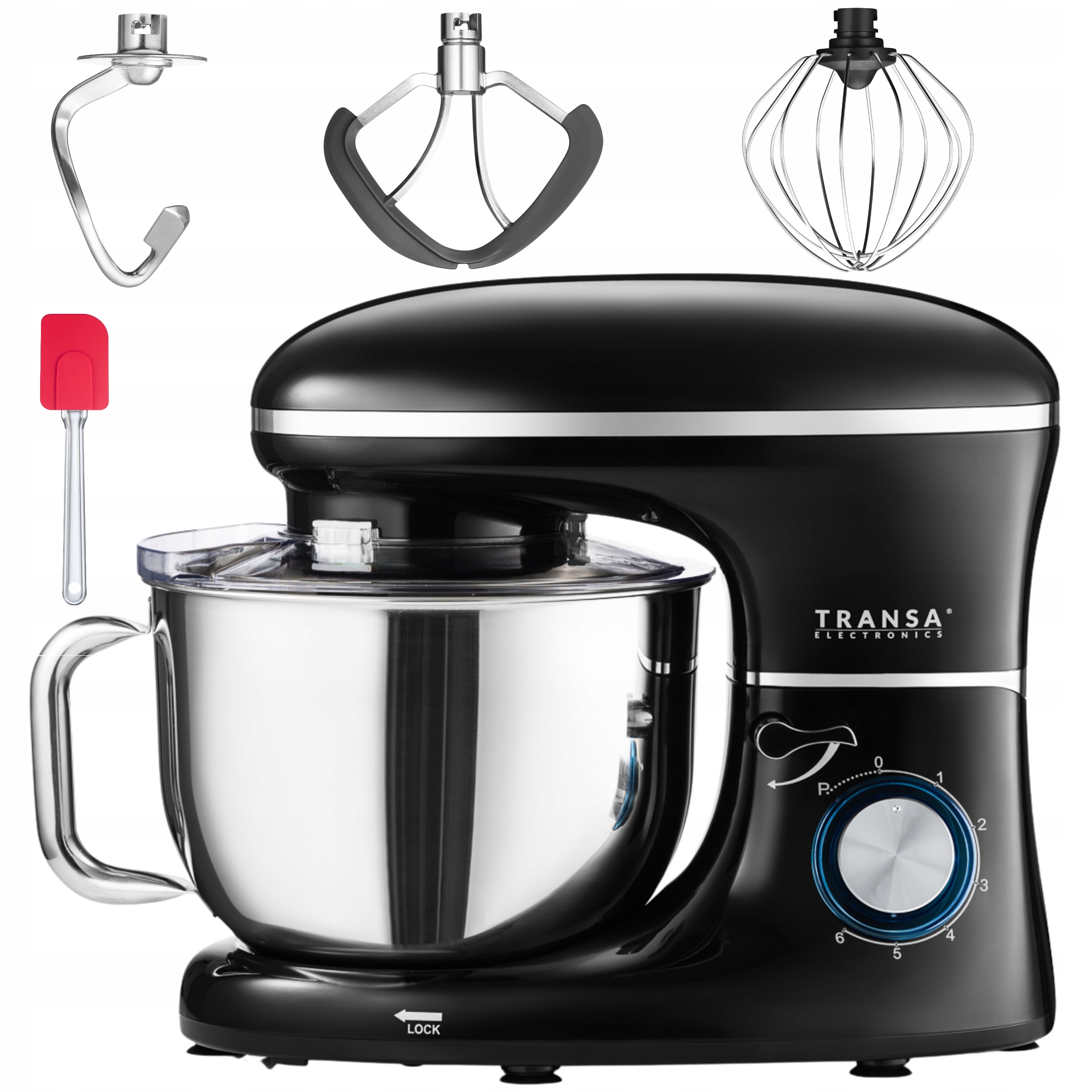 Robot Kuchenny Planetarny Mikser BlackChef Misa 6L Duża Moc 3000W