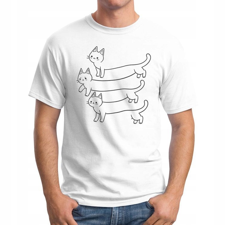 

Koszulka T-Shirt Opticat Illusion Iluzja M
