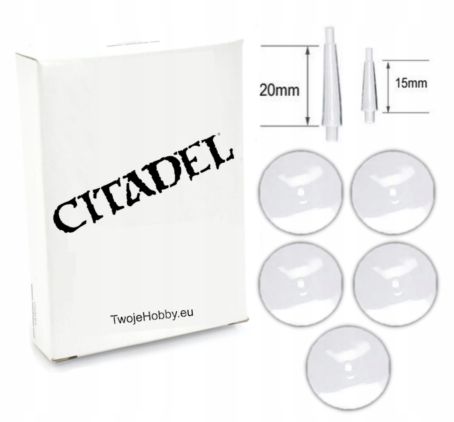 CITADEL FLYING STEMS WITH 32MM , SMALL FLYING BASES, Podstawki Citadel