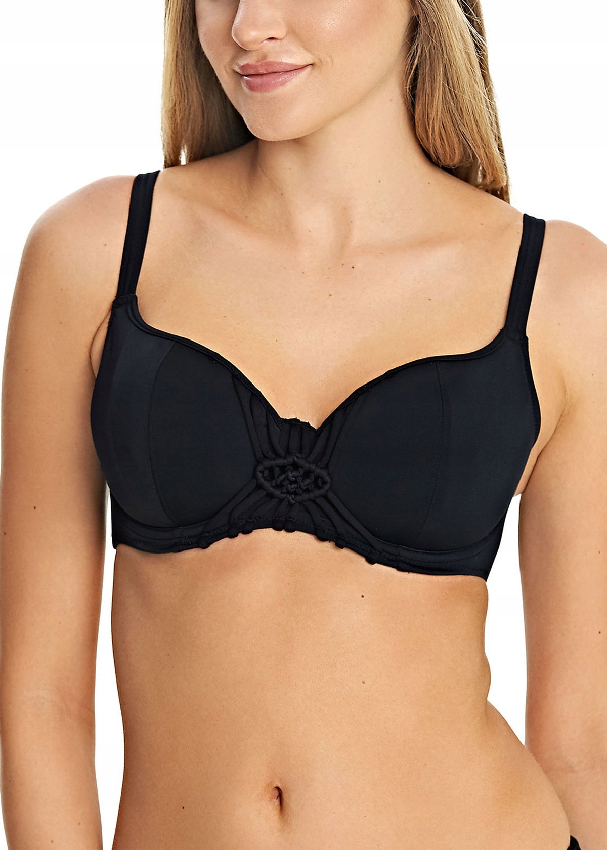 Freya Horní díl plavek 75F/34F Macrame AS4054BLK Black