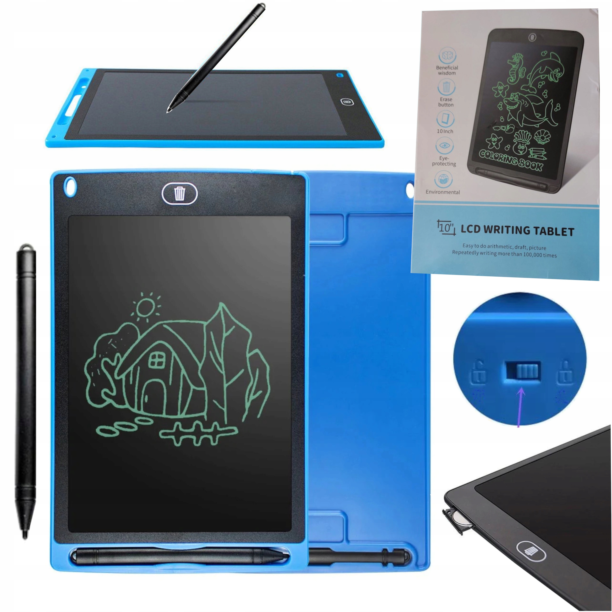 

Tablet Graficzny Rysowanie 10''ZNIKOPIS LCD Q10N