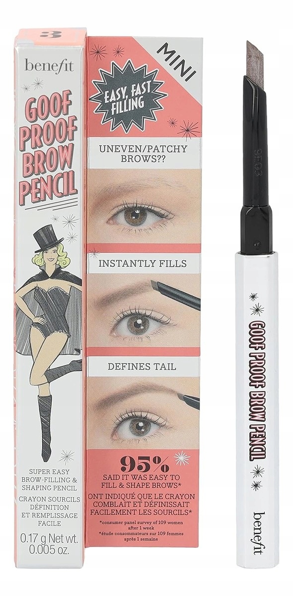Benefit Goof Proof Brow Mini tužka na obočí Warm light brown (03)