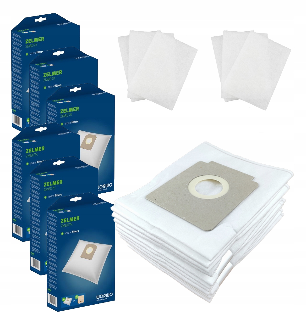 

24x Worki Do Zelmer Dot VC 1002.0 Ek Xs 01Z011