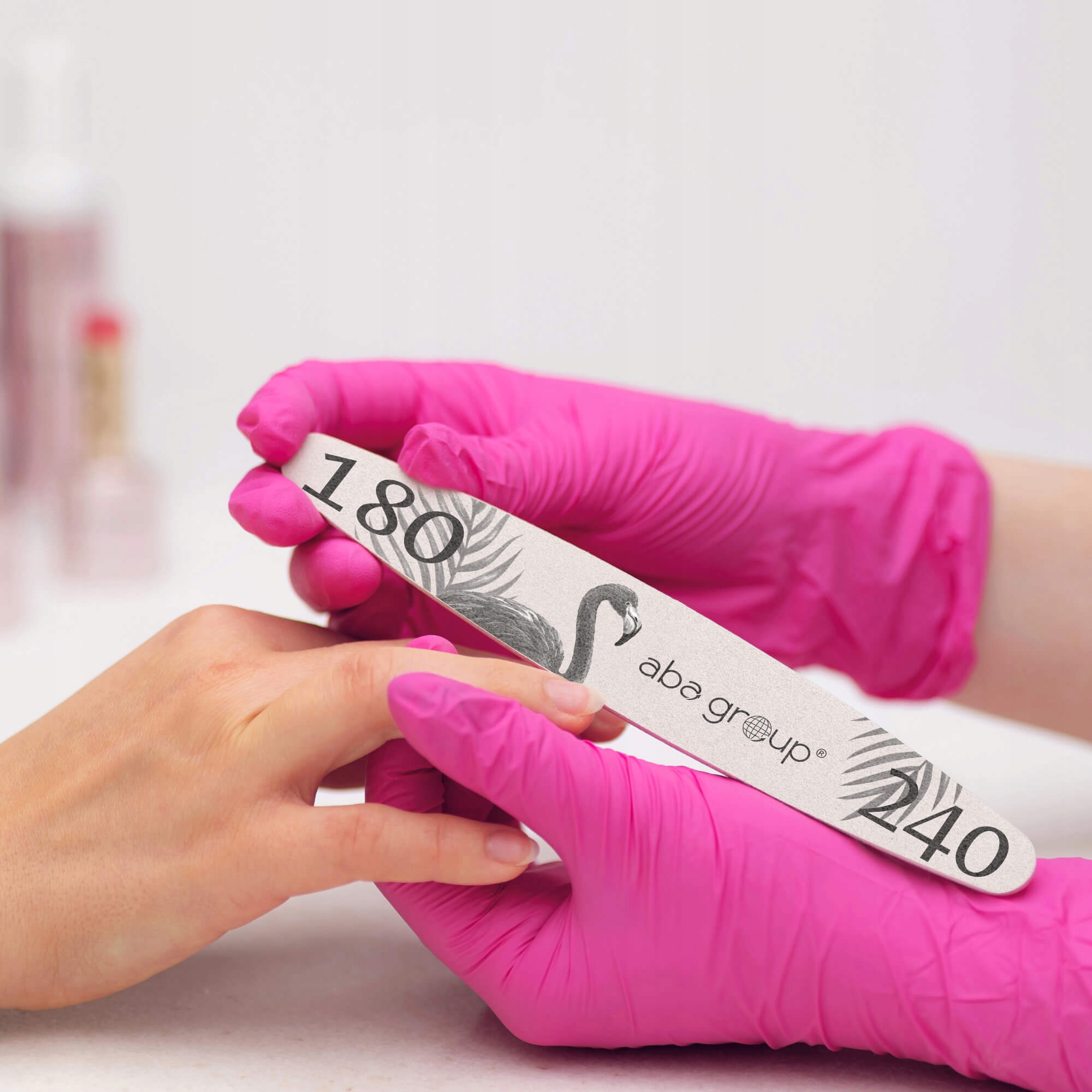 Pilnik do Paznokci Elipsa 180/240 Folia Aba Group Materiał papierowy