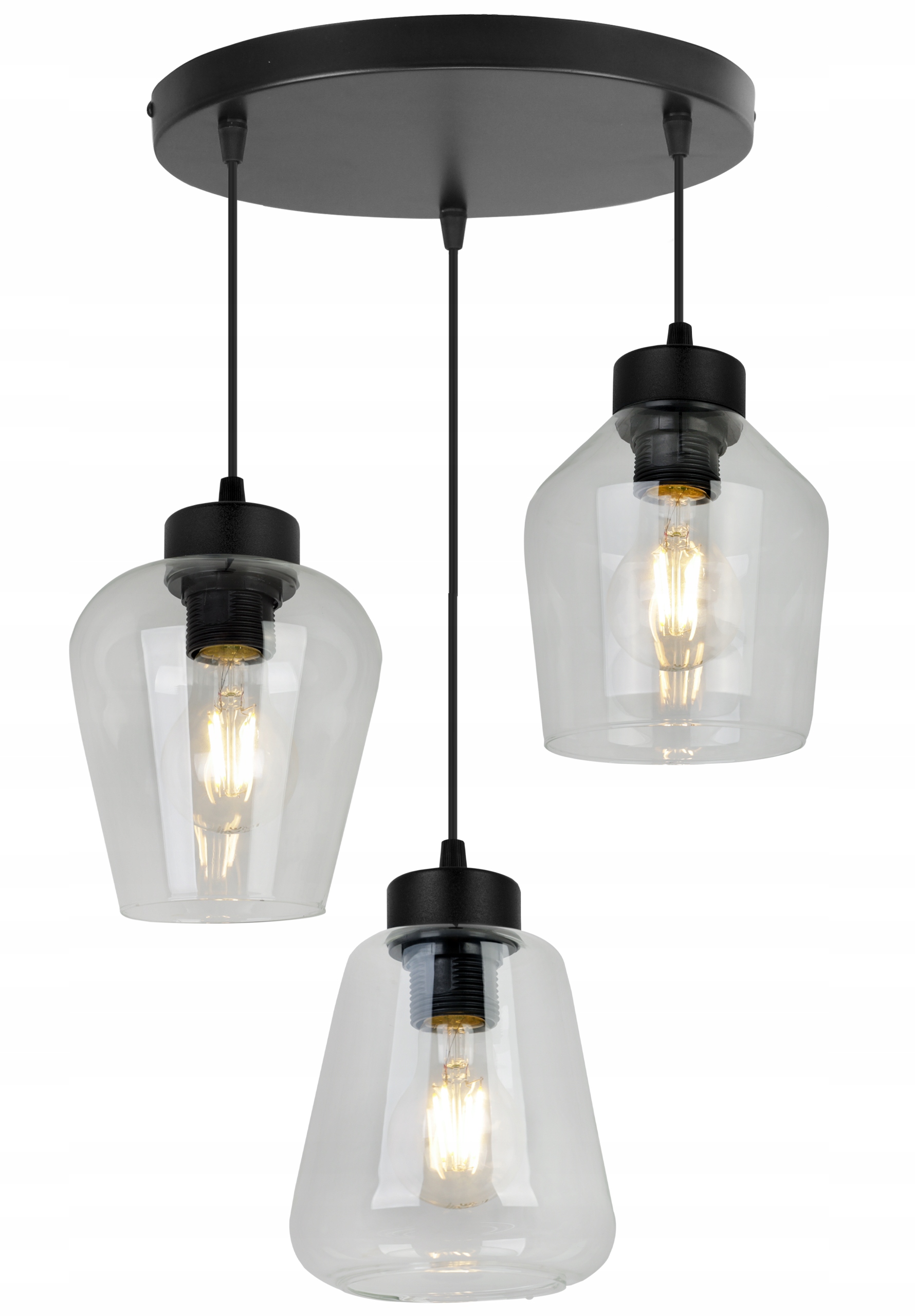 

Lampa Wisząca Nowoczesna Szklany Klosz