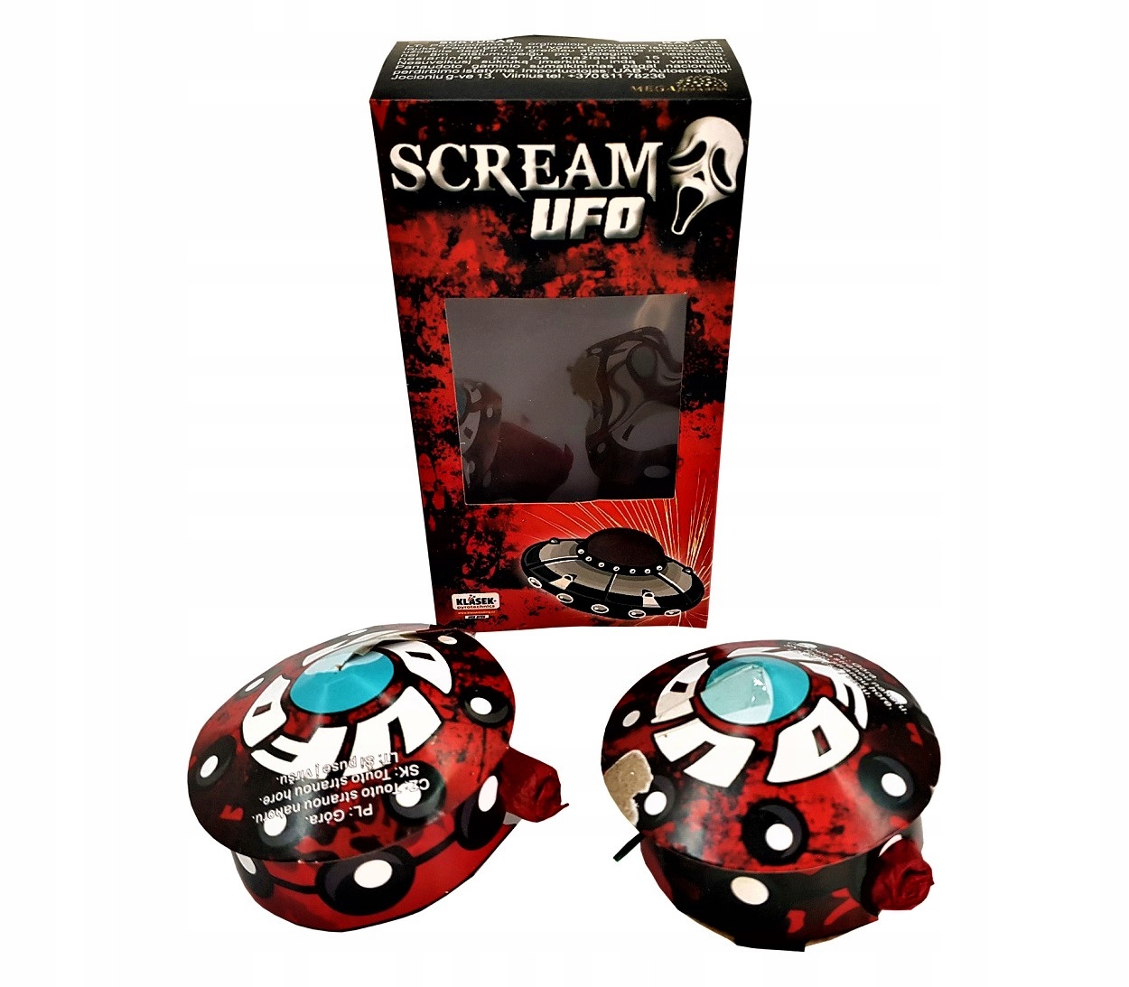 

Latające Spodki Gwiżdzące Ufo 2 Sztuki Scream LM7S