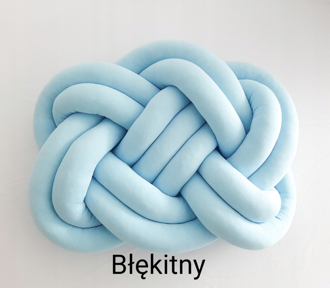 Poduszka pleciona SUPEŁ KNOT PILLOW węzeł kolory