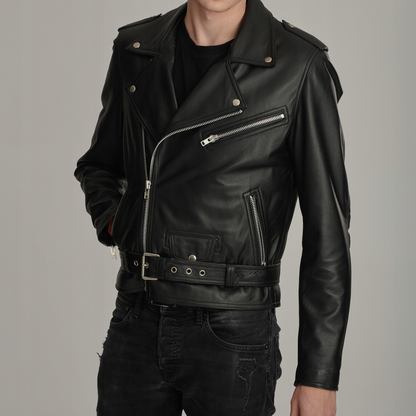 RAMONESKA MĘSKA KURTKA SKÓRZANA ATMK-001 Marka inna