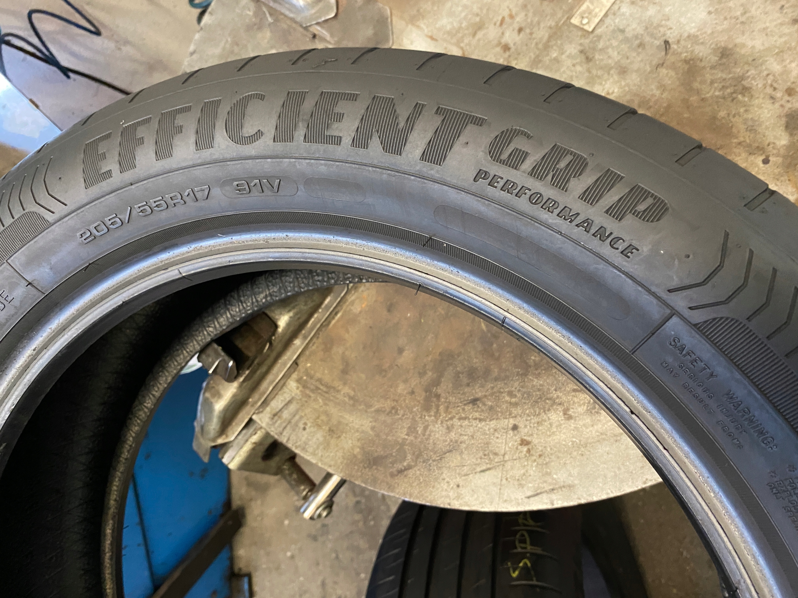 2 tyres summer 205/55R17 91V Goodyear EfficientGrip Performance 6mm 2022r