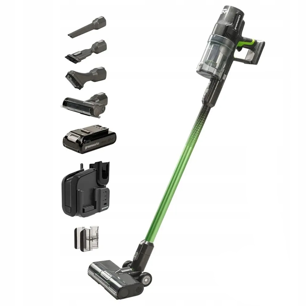 Greenworks 4700607UB Odkurzacz Domowy Akumulatorowy 24V 500W