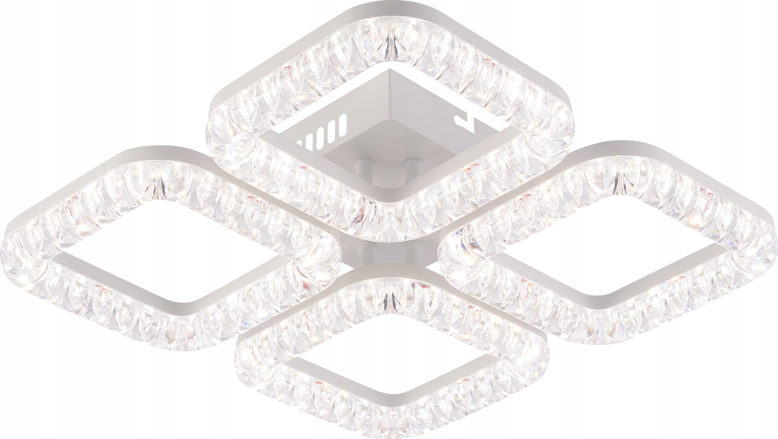 Led Lustr Moderní 80W Minimalistický Bílý Dálkový Ovladač Vargo DL1248
