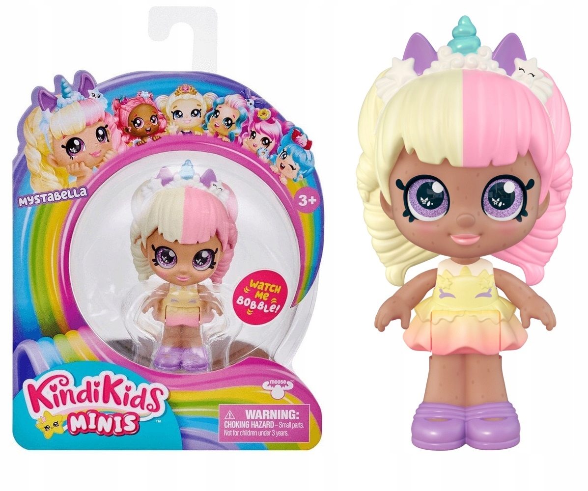 SŁODKA MINI LALECZKA KINDI KIDS MINIS MARSHA CINDY POPS RAINBOW PIROUETTA Marka Moose Toys