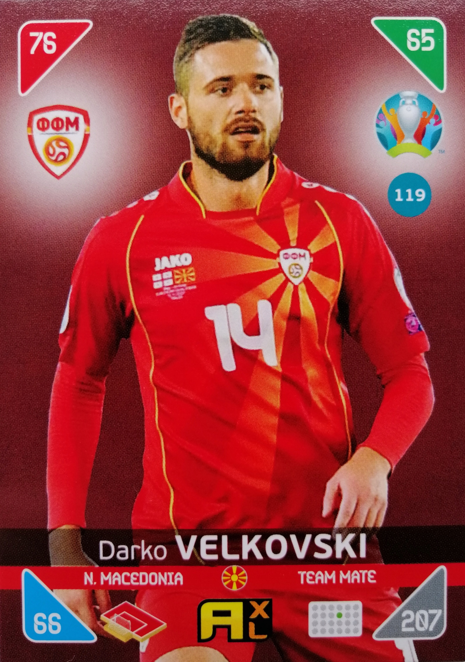 EURO KICK OFF 2021 TEAM MACEDONIA 119 VELKOVSKI