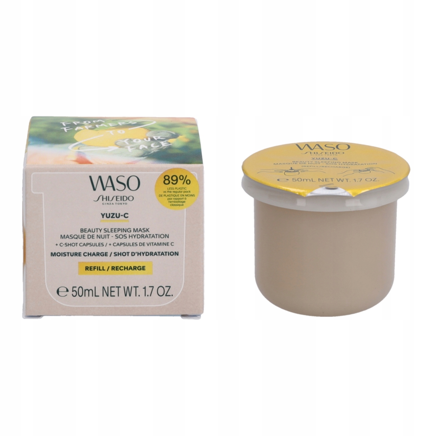 Shiseido Waso Yuzu-C pleťová maska 50 ml