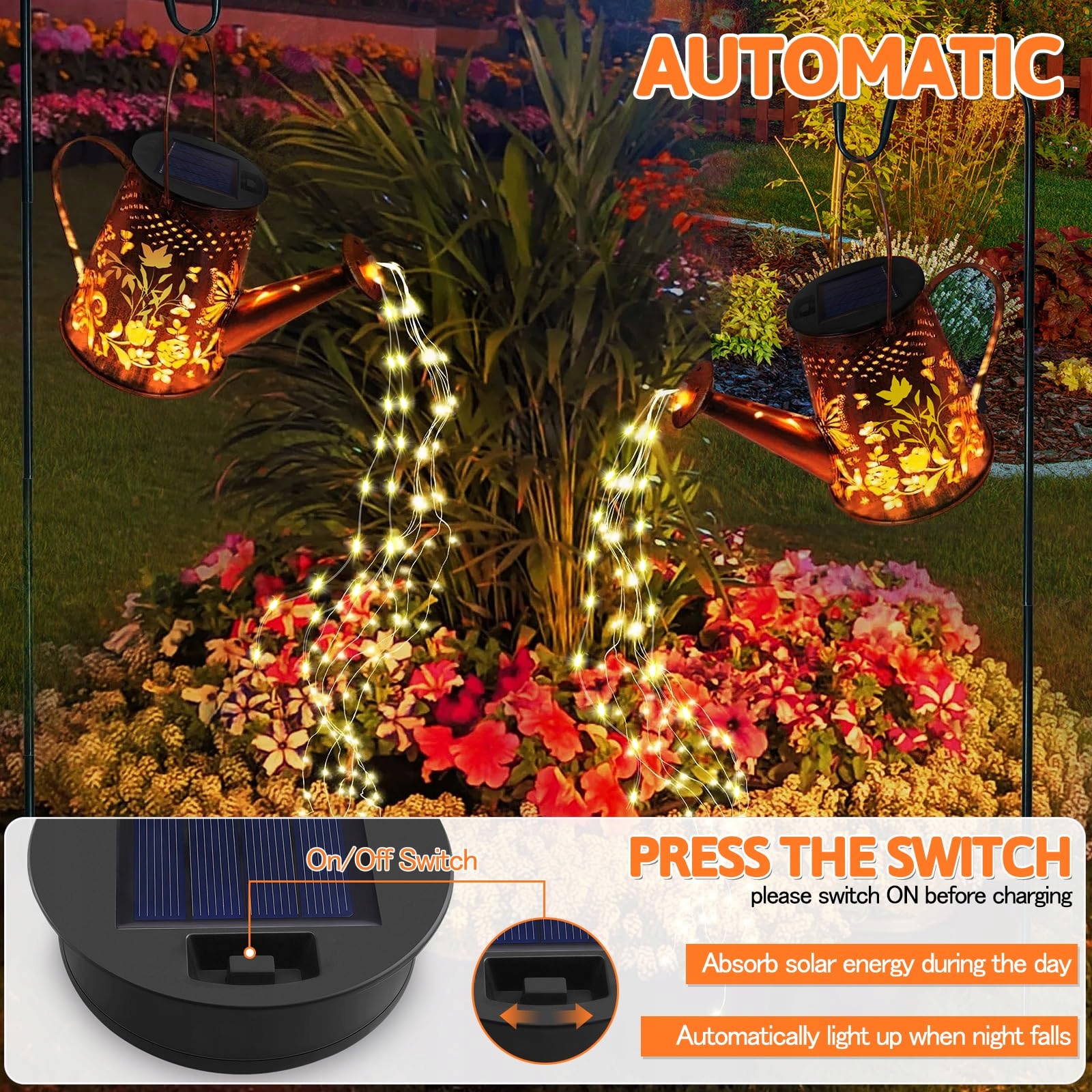 SOLAR Pokrywa Zastępcza 7 cm Do Lamp Solarnych IP44 LED Oświetlenie Ogrodu — miniatura 6