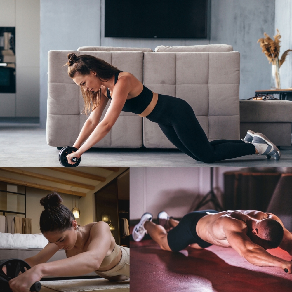 DrFit SOLIDNE MOCNE KÓŁKO DO ĆWICZEŃ BRZUCHA ABS Twardość twarde