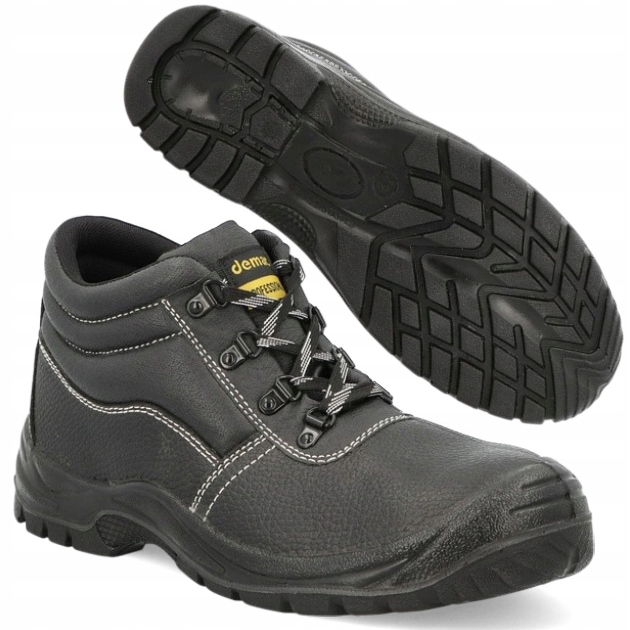 Buty Trzewiki Robocze Męskie Skóra Stalowy Nosek Demar 9-073 S3 6563 42