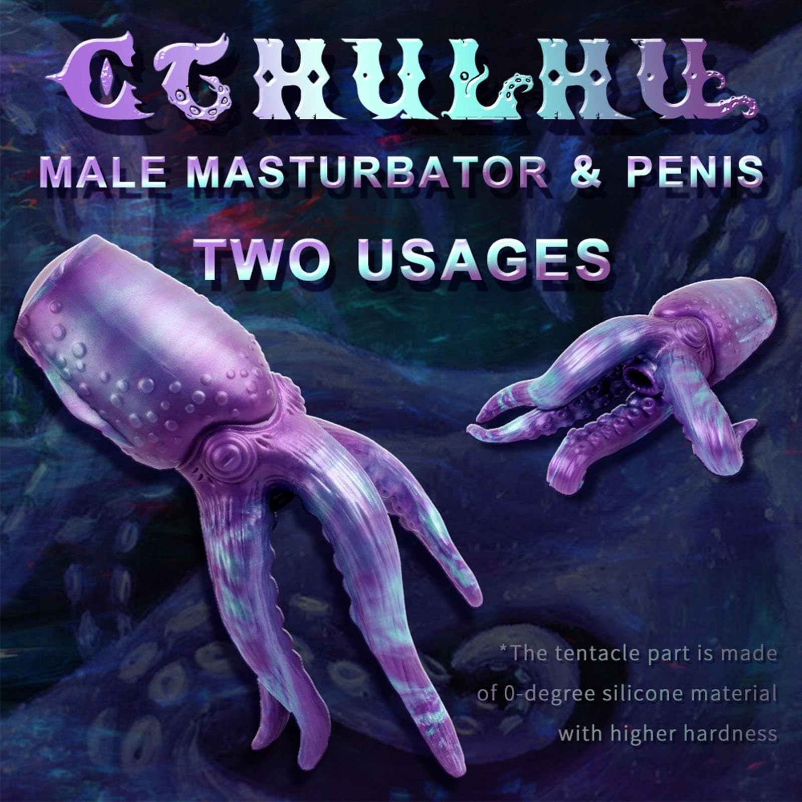 AMAZBEE Masturbator Dla Mężczyzn Silikonowy Dildo Masaż Prostaty Tentakle — miniatura 2
