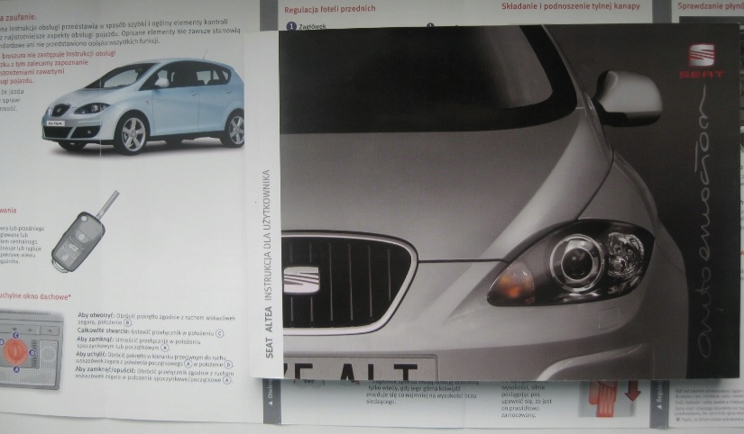 SEAT ALTEA FL 2009-2015 польский руководство по эксплуатации