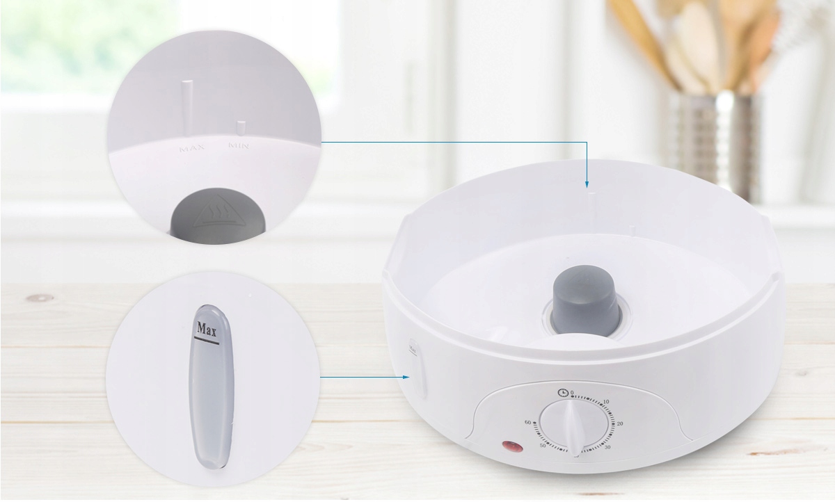 Parowar Aigostar 9l biały 800 W Model 500306